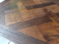 Esclusivo panello europeo antico parquet di quercia, pannello in legno antico realizzato con legno vecchio, per un risultato eccellente, formato quadrato 39,4 inc (100 cm x 100cm) 0,78 di spessore (2 cm)
