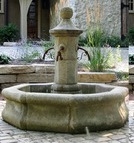 ANTIQUE FOUNTAIN OF PROVENCE STYLE,HANDMADE QUARRY STONE CAVED